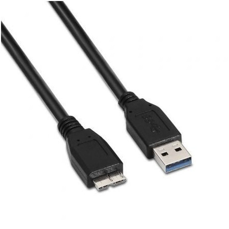 Cable USB 3.0 Aisens A105-0044/ USB Macho - MicroUSB Macho/ 5Gbps/ 2m/ Negro - A105-0044