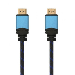 Cable HDMI 2.0 4K Aisens A120-0359/ HDMI Macho - HDMI Macho/ 5m/ Negro y Azul - A120-0359
