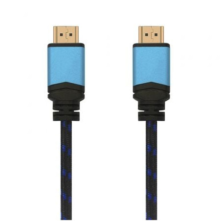 Cable HDMI 2.0 4K Aisens A120-0359/ HDMI Macho - HDMI Macho/ 5m/ Negro y Azul - A120-0359