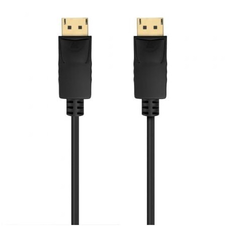 Cable DisplayPort 1.2 CCS 4K Aisens A124-0738/ DisplayPort Macho - DisplayPort Macho/ Hasta 5W/ 2300Mbps/ 1m/ Negro - A124-0738