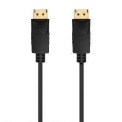 Cable DisplayPort 1.2 CCS 4K Aisens A124-0739/ DisplayPort Macho - DisplayPort Macho/ Hasta 5W/ 2300Mbps/ 1.5m/ Negro - A124-073