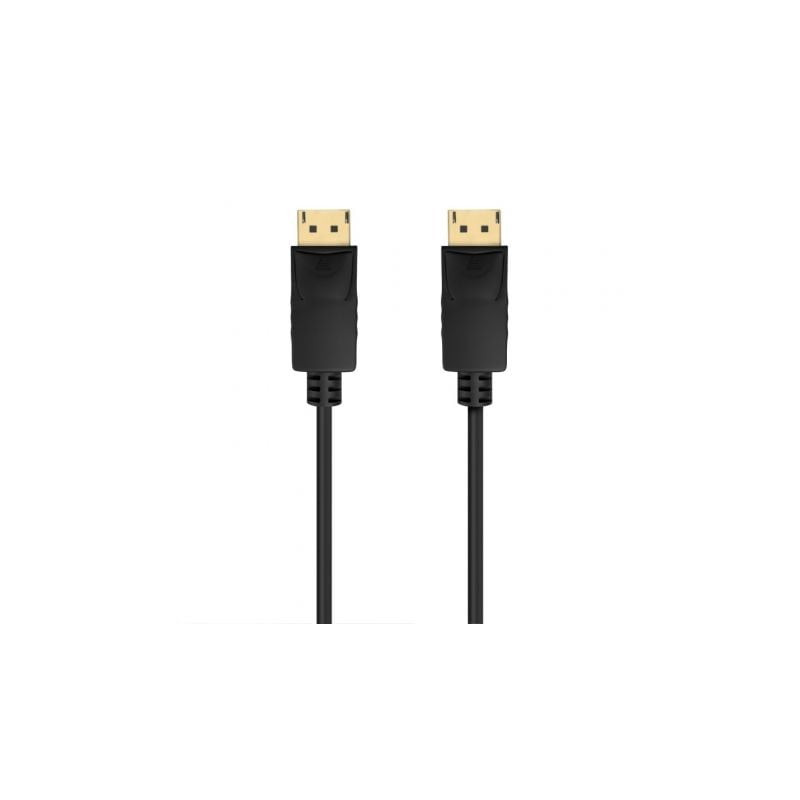 Cable DisplayPort 1.2 CCS 4K Aisens A124-0740/ DisplayPort Macho - DisplayPort Macho/ Hasta 5W/ 2300Mbps/ 2m/ Negro - A124-0740