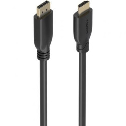 Cable Conversor Aisens A125-0922/ DisplayPort Macho - HDMI 4K Macho/ 10m/ Negro - A125-0922