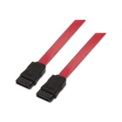 Cable SATA Aisens A130-0153/ SATA Hembra - SATA Hembra/ Hasta 0.1W/ 768Mbps/ 50cm/ Rojo - A130-0153