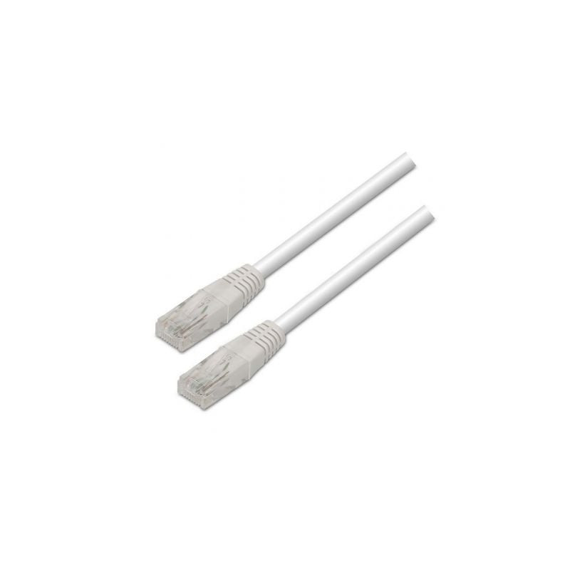 Cable de Red RJ45 UTP Aisens A133-0196 Cat.5e/ 50cm/ Blanco - A133-0196