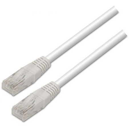 Cable de Red RJ45 UTP Aisens A133-0197/ Cat.5e/ 1m/ Blanco - A133-0197