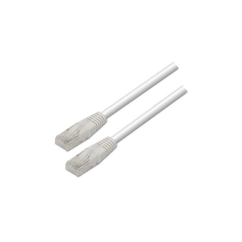 Cable de Red RJ45 UTP Aisens A133-0200 Cat.5e/ 5m/ Blanco - A133-0200
