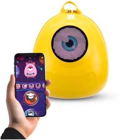 Mochila Con Pantalla Led Woxter Loy-Big Eye/ Amarilla - 8435089039672