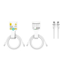 Jc Nb1490 Blanco / Cable De Video (Coaxial), Conector Banado - 8435606733847