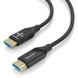 Cable HDMI 2.0 AOC 4K Aisens A148-0929/ HDMI Macho - HDMI Macho/ 15m/ Negro - A148-0929