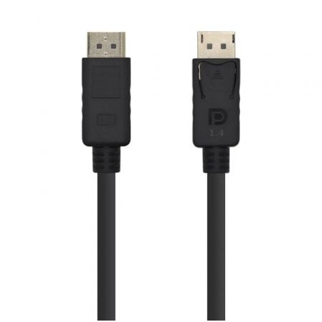 Cable DisplayPort 1.4 8K Aisens A149-0390/ DisplayPort Macho - DisplayPort Macho/ 2m/ Negro - A149-0390