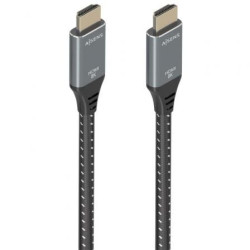Cable HDMI 2.1 8K Aisens A150-0876/ HDMI Macho - HDMI Macho/ 5m/ Gris y Negro - A150-0876