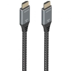 Cable HDMI 2.1 8K Aisens A150-0877/ HDMI Macho - HDMI Macho/ 7m/ Gris y Negro - A150-0877
