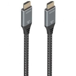 Cable HDMI 2.1 8K Aisens A150-0878/ HDMI Macho - HDMI Macho/ 10m/ Gris y Negro - A150-0878