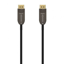 Cable DisplayPort 1.4 AOC 8K Aisens A155-0607/ DisplayPort Macho - DisplayPort Macho/ 15m/ Negro - A155-0607