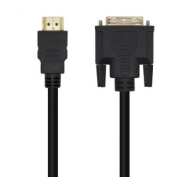 Cable HDMI Aisens A117-0451/ DVI Macho - HDMI Macho/ 3m/ Negro - A117-0451
