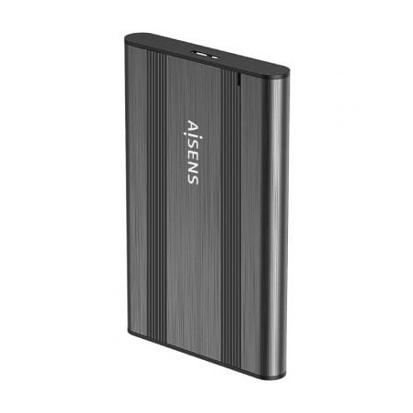 Caja Externa para Disco Duro de 2.5" Aisens ASE-2526GR/ USB 3.1/ Sin tornillos - ASE-2526GR