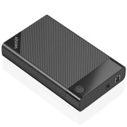 Caja Externa para Disco Duro de 3.5" Aisens ASE-3529B/ USB 3.1/ Sin tornillos - ASE-3529B