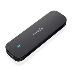 Caja Externa para Disco SSD M.2 NVMe Aisens ASM2-024B/ USB 3.2/ Sin tornillos - ASM2-024B