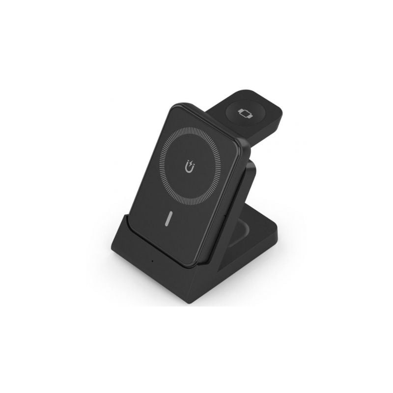 Base de carga Inalámbrica Aisens ASCH-15W4WC064-BK/ 15W/ Negro - ASCH-15W4WC064-BK