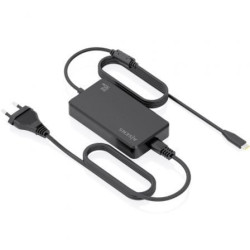 Cargador de Portátil GaN Aisens ASCH-1PD90D069-BK/ 1xUSB Tipo-C/ 90W/ Automático/ Voltaje 5-20V - ASCH-1PD90D069-BK