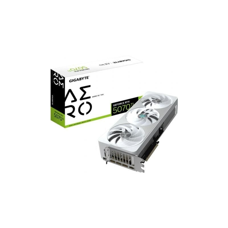 Tarjeta Gráfica Gigabyte GeForce RTX 5070 Ti AERO OC/ 16GB GDDR7 - 9VN507TAO-00-G10