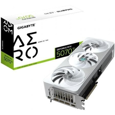 Tarjeta Gráfica Gigabyte GeForce RTX 5070 Ti AERO OC/ 16GB GDDR7 - 9VN507TAO-00-G10