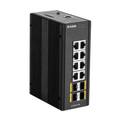 SWITCH INDUSTRIAL D-LINK DIS-300G-14PS 8P POE + 4P GIGA BASE SFP - DIS-300G-14PSW