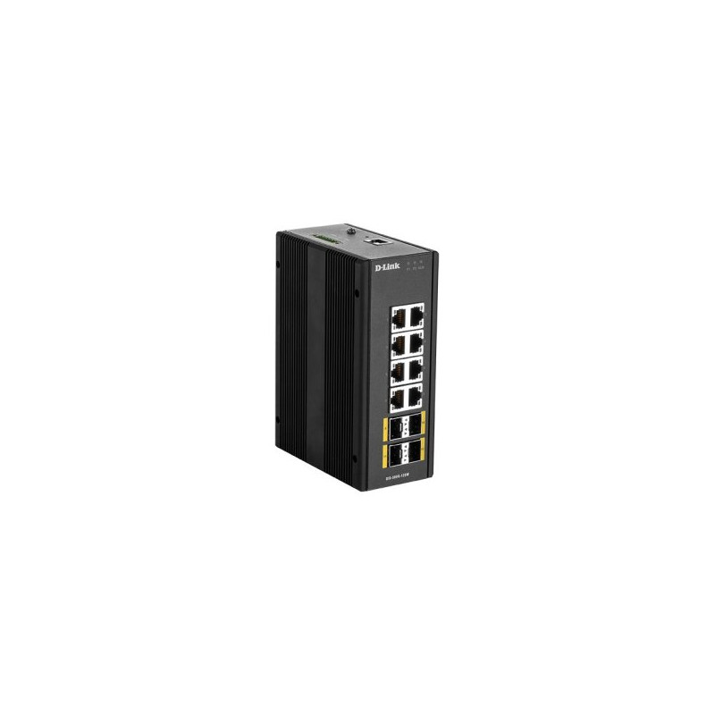 SWITCH INDUSTRIAL D-LINK DIS-300G-14PS 8P POE + 4P GIGA BASE SFP - DIS-300G-14PSW
