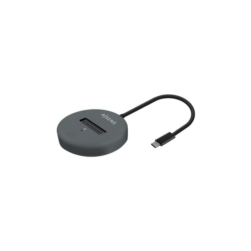 Dock USB Tipo-C para SSD M2 SATA/NVMe Aisens ASUC-M2D014-GR/ Gris - ASUC-M2D014-GR