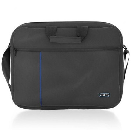 Maletín Aisens ASBG-BC021-BK para Portátiles hasta 15.6"/ Negro - ASBG-BC021-BK