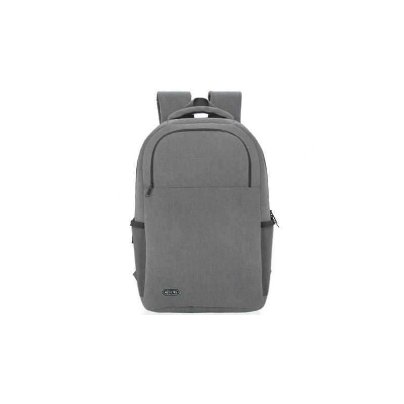 Mochila Aisens Premium ASBG-BP083-GR para Portátiles hasta 15.6"/ Gris - ASBG-BP083-GR