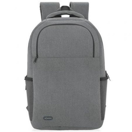 Mochila Aisens Premium ASBG-BP083-GR para Portátiles hasta 15.6"/ Gris - ASBG-BP083-GR