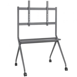 Soporte de Suelo con Ruedas Aisens FT86FE-143 para TV o Pantalla Interactiva 50"-86"/ hasta 120kg - FT86FE-143