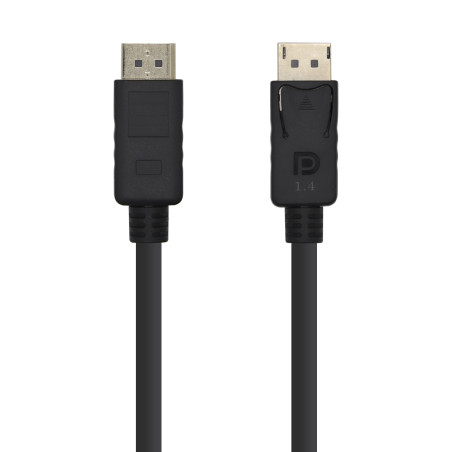AISENS CABLE DISPLAYPORT V1.4 8K@60HZ, DP/M-DP/M, NEGRO, 0.8M - A149-0389