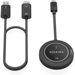Adaptador/Transmisor de vídeo inalámbrico USB Tipo-C - HDMI Aisens ASWL-H2KC30M003-BK - ASWL-H2KC30M003-BK