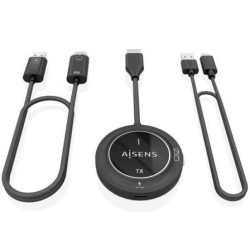 Adaptador/Transmisor de vídeo inalámbrico HDMI Aisens ASWL-H2K30M002-BK - ASWL-H2K30M002-BK