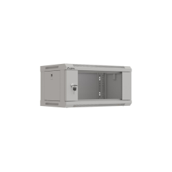 ARMARIO LANBERG MURAL RACK 19" 4U 540X350 FLAT PACK GRIS PUERTA CRISTAL - WF03-5304-10S