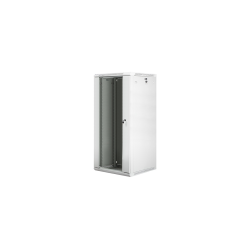 ARAMRIO LANBERG MURAL RACK 19" 27U/600X600 FLAT PACK PUERTA CRISTAL GRIS - WF01-6627-10S
