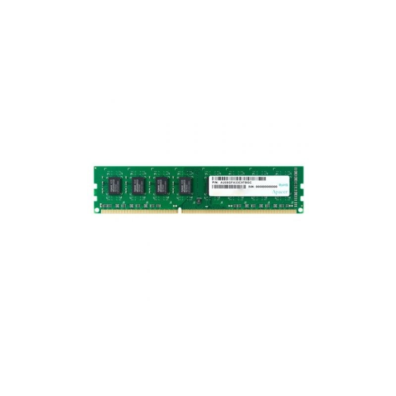Memoria RAM Apacer DL.08G2K.KAM 8GB/ DDR3/ 1600MHz/ 1.5V/ CL11/ DIMM - DL.08G2K.KAM