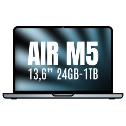 Apple Macbook Air 13,6"/ M5 10-Core CPU/ 24GB/ 1TB SSD/ 10-Core GPU/ Azul - MDHK4Y/A