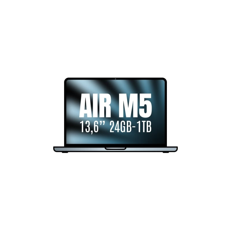 Apple Macbook Air 13,6"/ M5 10-Core CPU/ 24GB/ 1TB SSD/ 10-Core GPU/ Azul - MDHK4Y/A