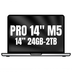 Apple Macbook Pro 14"/ M5 Pro 18-Core CPU/ 24GB/ 2TB SSD/ 20-Core GPU/ Plata - MGDP4Y/A
