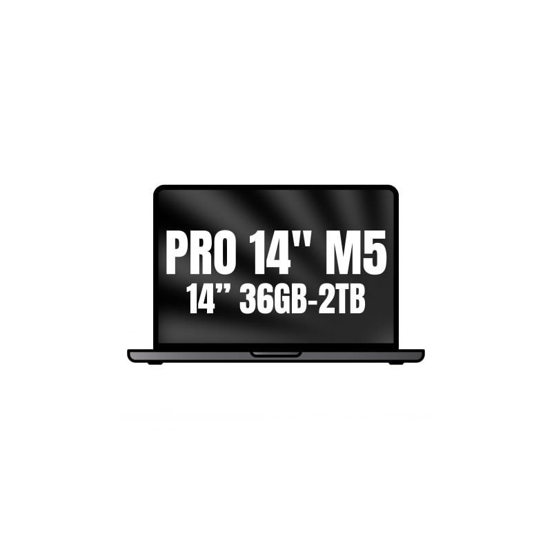 Apple Macbook Pro 14"/ M5 Max 18-Core CPU/ 36GB/ 2TB SSD/ 32-Core GPU/ Negro Espacial - MGDU4Y/A