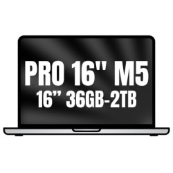 Apple Macbook Pro 16"/ M5 Max 18-Core CPU/ 36GB/ 2TB SSD/ 32-Core GPU/ Plata - MGE74Y/A