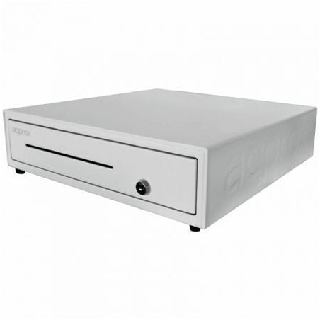 Cajón Portamonedas Approx appCASH01WH/ Manual y Automático/ Blanco - APPCASH01WH