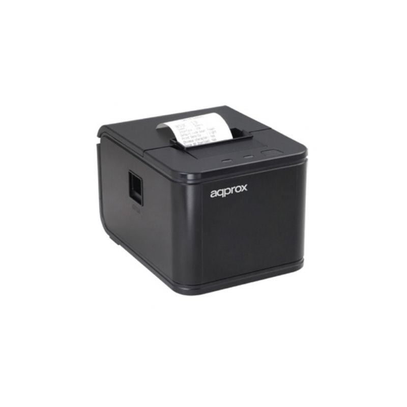 Impresora de Tickets Approx appPOS58AU/ Térmica/ Ancho papel 58mm/ USB/ Negra - APPPOS58AU