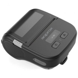 Impresora de Tickets Approx appPOS80PORTABLE/ Térmica/ Ancho papel 80mm/ USB-Bluetooth/ Negra - APPPOS80PORTABLE