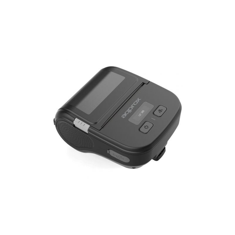 Impresora de Tickets Approx appPOS80PORTABLE/ Térmica/ Ancho papel 80mm/ USB-Bluetooth/ Negra - APPPOS80PORTABLE