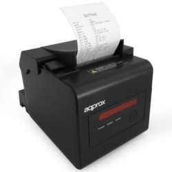 Impresora de Tickets Approx appPOS80WIFI+LAN/ Térmica/ Ancho papel 58 y 80mm/ USB-WiFi-LAN-RS232-RJ11/ Negra - APPPOS80WIFI+LAN